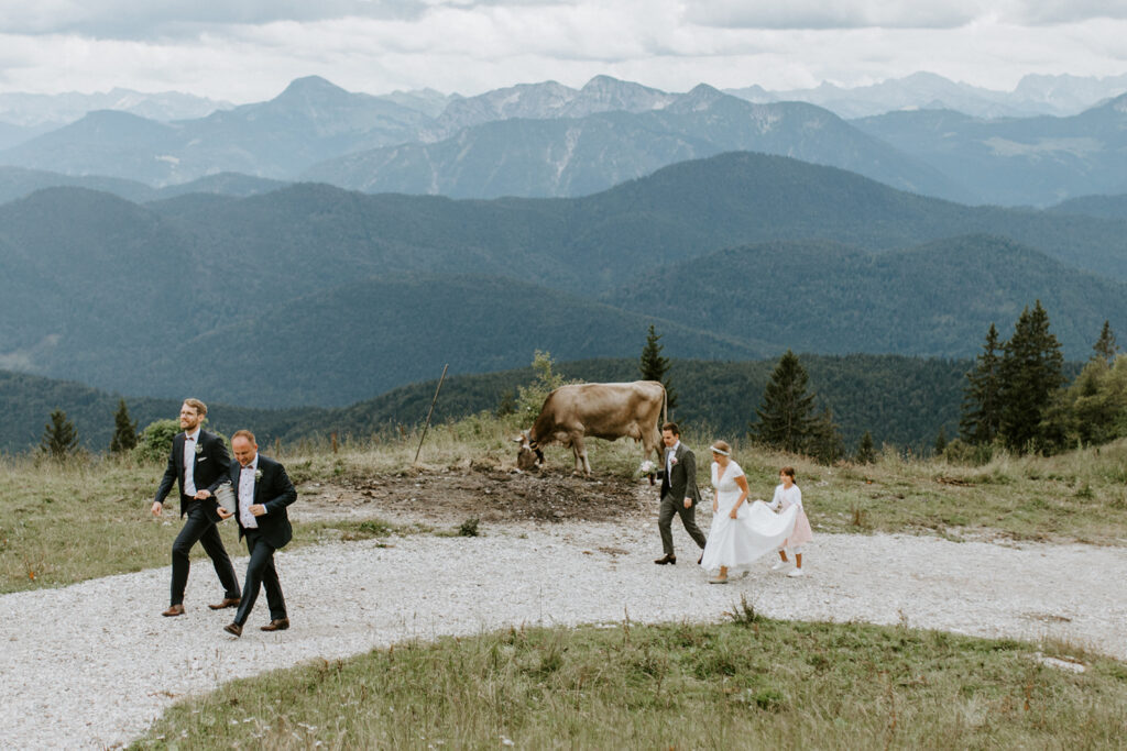 Heiraten in den Bergen - Hochzeit auf der Stie Alm in Lenggries