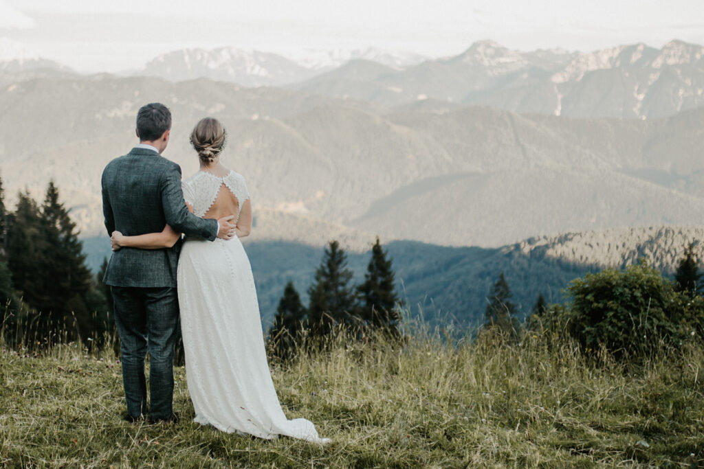 Freie Trauung Berghochzeit auf der Stie Alm bei Lenggries