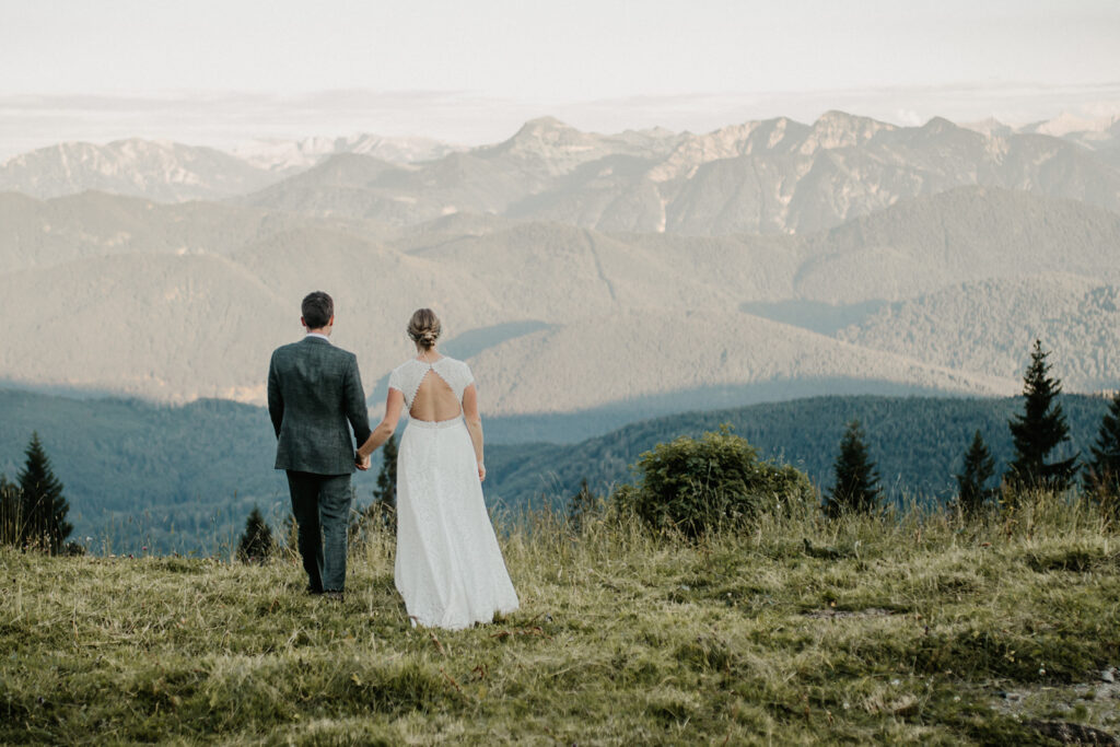 Hochzeitsfotograf München - Heiraten in den Bergen - Hochzeit auf der Stie Alm in Lenggries