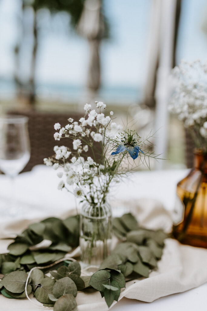 Hochzeitsdekoration Hochzeit im Sallers Badehaus Chiemsee